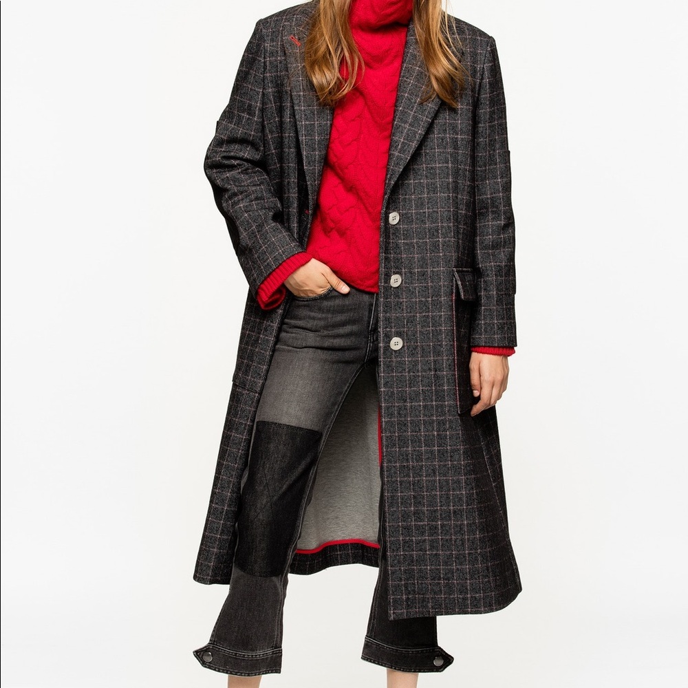 Zadig&Voltaire Manteau Martin Carreaux Coat